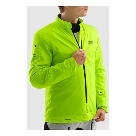 Kurtka tekstylna REBELHORN HARDY 3.0 BLACK/GREY/FLUO YELLOW czarny szary żółty fluo