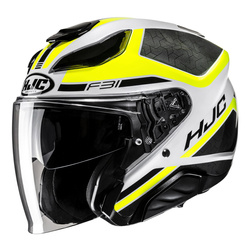 Kask otwarty HJC F31 CERON BLACK/YELLOW