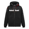 Bluza REBELRUSH ZIP BLACK czarny