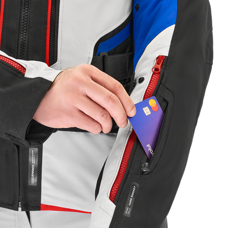 Kurtka tekstylna SHIMA DUNE BLUE czarny szary niebieski