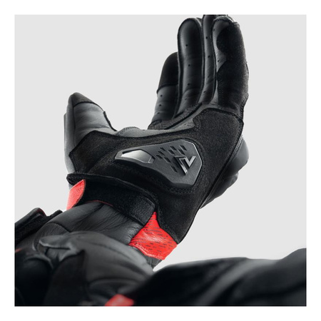 Rękawice miejskie REBELHORN VIPER BLACK/GREY/FLUO RED czarny szary czerwony fluo