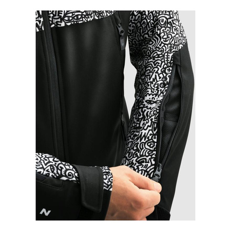 Kurtka tekstylna REBELHORN SLASH NORIAKI BLACK/WHITE