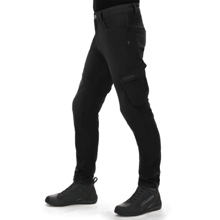 Jeansy motocyklowe VORG REVO BLACK