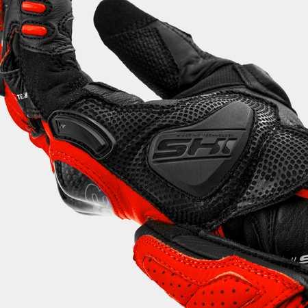 Rękawice sportowe SHIMA RS-3 RED FLUO czarny czerwony fluo