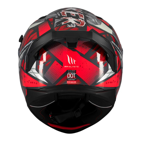 Kask integralny MT BRAKER SV FURY BLACK/GREY/RED