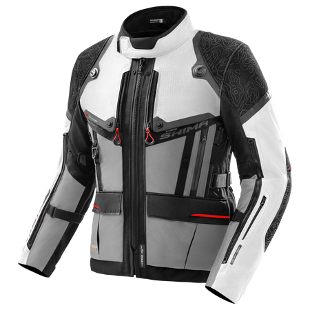 Kurtka tekstylna SHIMA TRACKER LIGHT GREY szary