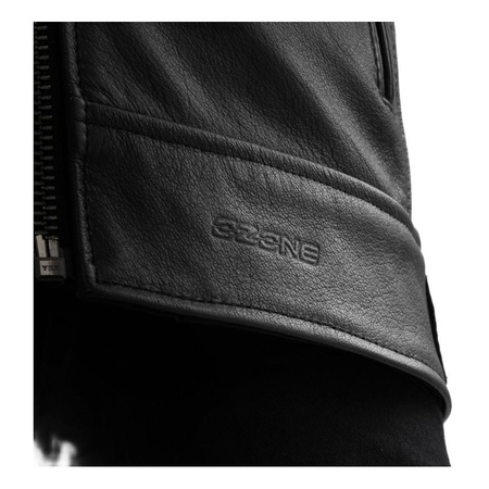 Kurtka skórzana OZONE COLT BLACK czarny