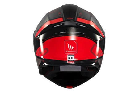 Kask szczękowy MT GENESIS SV ATEMPO GREY/RED