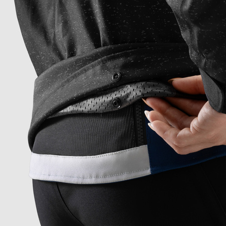 Kurtka tekstylna damska REBELHORN HARDY 3.0 LADY BLUE/GREY/RED niebieski szary czerwony