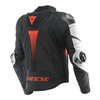Kurtka skórzana DAINESE SUPER SPEED 4 PERFORATED BLACK/WHITE/RED czarny biały czerwony