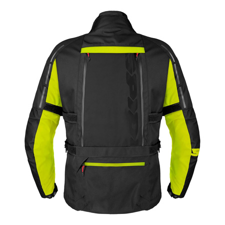 Kurtka tekstylna SPIDI 4 SEASON V3 YELLOW FLUO czarny żółty fluo