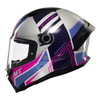 Kask integralny MT STINGER 2 TRON WHITE/PINK/BLUE