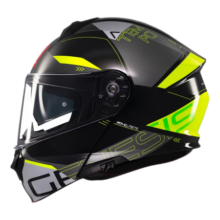 Kask szczękowy MT GENESIS SV ATEMPO GREY/FLUO