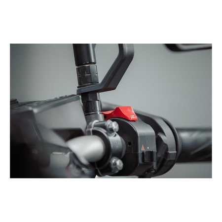 Podstawa QUAD LOCK pod lusterko do skuterów i motocykli czarny