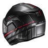 Kask szczękowy HJC I100 SYSMA BLACK/RED czarny czerwony