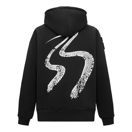 Bluza REBELRUSH ZIP BLACK czarny