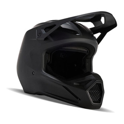 Kask cross dziecięcy FOX JUNIOR V1 SOLID BLACK MATT