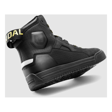 Trampki motocyklowe damskie REBELHORN VANDAL II LADY BLACK/GOLD czarny złoty