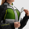 Kurtka tekstylna damska REBELHORN HARDY 3.0 LADY BLACK/GREY/FLUO YELLOW czarny szary żółty fluo