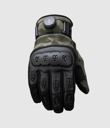 Rękawice miejskie KNOX ORSA TEXTILE OR4 SAGE GREEN zielony czarny