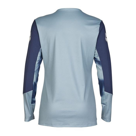 Koszulka rowerowa damska FOX LADY DEFEND Z DŁUGIM RĘKAWEM TAUNT GUNMETAL