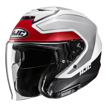 Kask otwarty HJC I31 TEVIS GREY/RED